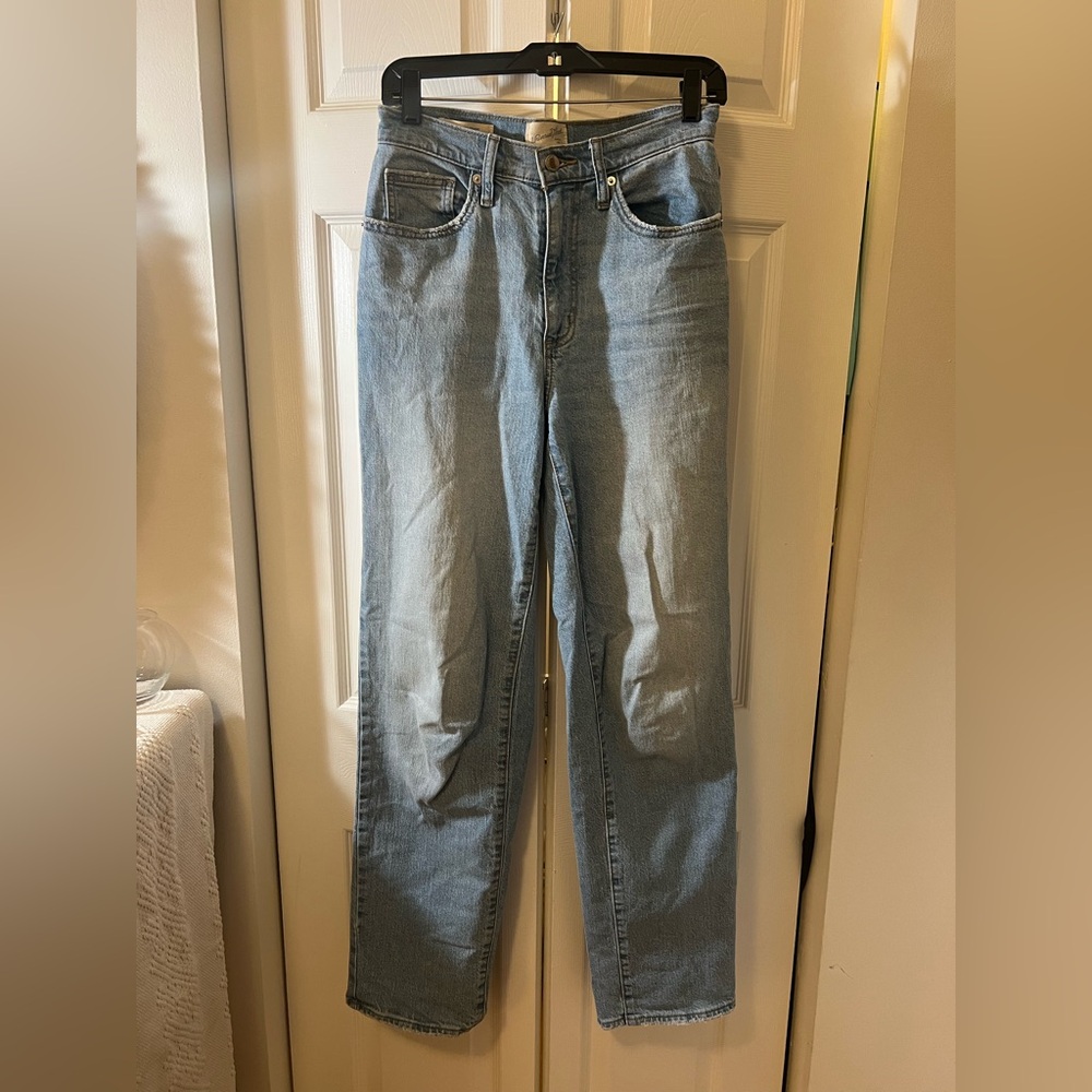 High Rise 90’s Straight Leg Denim Jeans